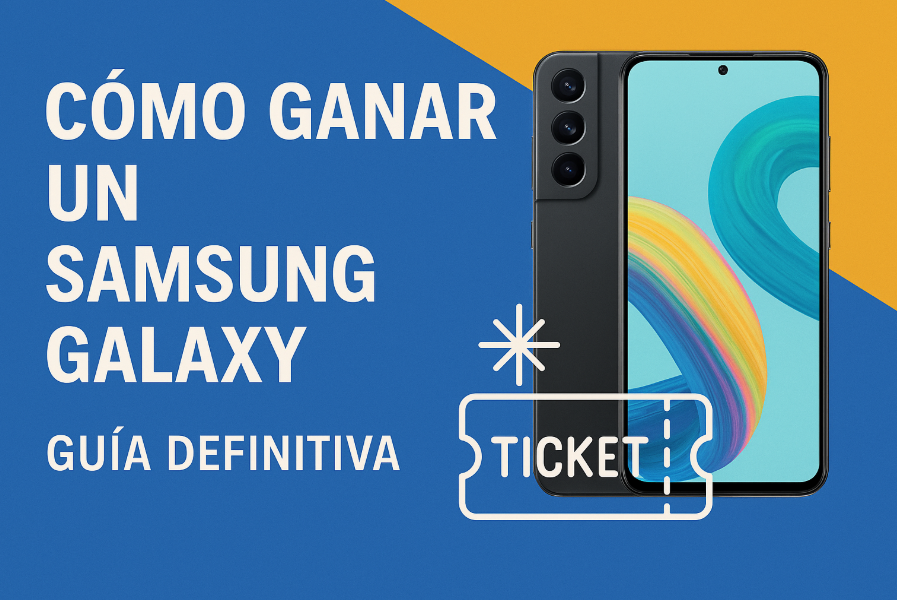 Cómo ganar un Samsung Galaxy en SorteosSuerte: guía definitiva